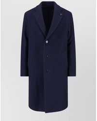 Lardini - Lapel Single-Breasted Jacket Front Pockets Pin - Lyst