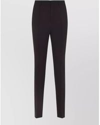 Celine - High-Rise Slim-Fit Straight-Leg Trousers - Lyst