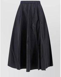 Aspesi - Flared Midi Skirt Side Pockets - Lyst