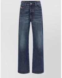 DIESEL - Denim Straight-Leg Trousers - Lyst
