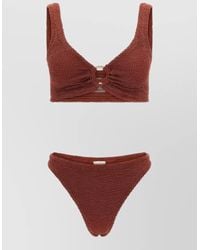 Hunza G - Julia Bikini Ring High Cut - Lyst
