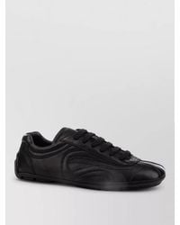 Prada - Lace Up Low Top Sneakers Rubber Sole - Lyst