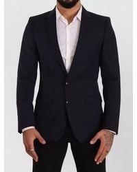 Dolce & Gabbana - Virgin Wool Single-Breasted Blazer - Lyst