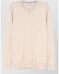 Brunello Cucinelli - Cashmere Sweater Regular Fit Long Sleeves - Lyst