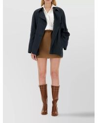Fay - Linen Short Trench Jacket - Lyst