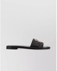 Moncler - Leather Bell Slides - Lyst