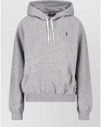 Polo Ralph Lauren - Hooded Sweatshirt Drawstring Kangaroo Pocket - Lyst