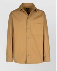 A.P.C. - 'emilien' Cotton Shirt - Lyst