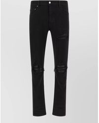 Amiri - Denim Mx1 Slim-Fit Distressed Jeans - Lyst