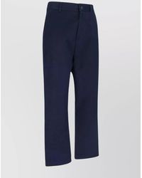 Studio Nicholson - Straight Leg Trousers With Pockets And Loops - Lyst