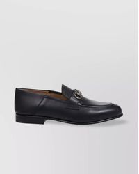 Ferragamo - Mule Corsaro With Metallic Hardware And Round Toe - Lyst