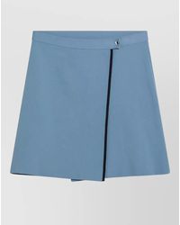 Miu Miu - A Line Skirt Metal Button Detail - Lyst