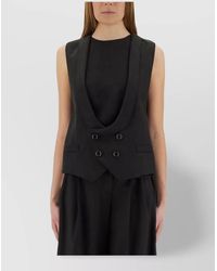 Moschino - Virgin Wool Vest - Lyst