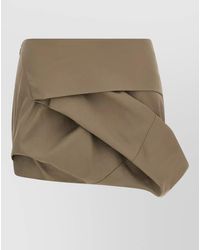 Entire studios - Skirt Asymmetric Design Draped Detail - Lyst