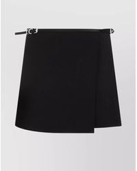 Givenchy - Silk Mini Wrap Skirt - Lyst