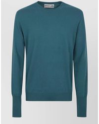 Ballantyne - Cashmere Crew Neck Sweater Long Sleeves - Lyst