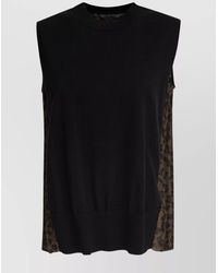 Sacai - Leopard-Print Tank Top - Lyst