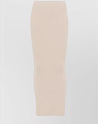 Max Mara - High Waisted Ankle Length Fitted Skirt - Lyst