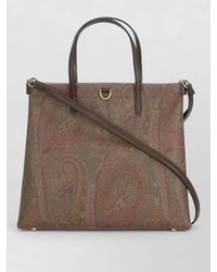 Etro - Paisley Cotton Tote Bag Shoulder Strap - Lyst
