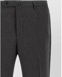 Incotex - Virgin Wool Straight Leg Trousers - Lyst