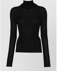 Roberto Collina - Wool Turtleneck Sweatshirt - Lyst