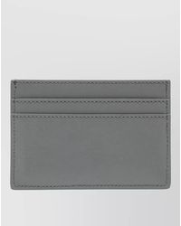 Fendi - Stitch Detail Leather Wallet Cardholder - Lyst