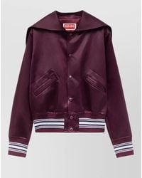 KENZO - Single Breasted Coat - Lyst
