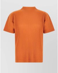 Homme Plissé Issey Miyake - March Series Pleated Crew Neck Shirt - Lyst