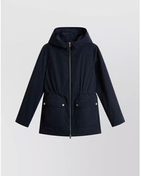 Woolrich - Hooded Jacket For Summer - Lyst