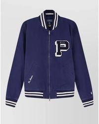 Polo Ralph Lauren - Cotton Ribbed Bomber Jacket - Lyst