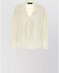 Kiko Kostadinov - Satin V-Neck Shirt - Lyst