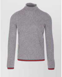 Gucci - Cashmere High Neck Long Sleeve Jumper - Lyst