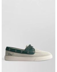 Dior - Boat Shoes Sneaker Contrast Stitching Eyelets - Lyst