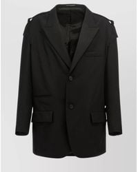 Yohji Yamamoto - Wool Single-Breasted Blazer - Lyst
