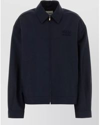 Miu Miu - Mohair Blend Jacket Collared Design - Lyst