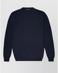 Zanone - Slim-Fit Cotton Crew-Neck Sweater - Lyst