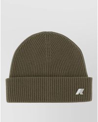 K-Way - Wool Ribbed Beanie - Lyst