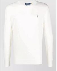 Polo Ralph Lauren - Slim-Fit Cotton Crew-Neck Sweater - Lyst