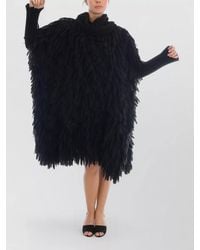 Dolce & Gabbana - Cashmere Oversized Textured Knit High Neck Sweater - Lyst