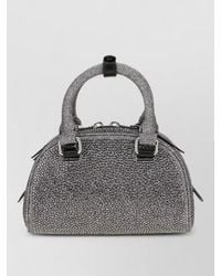DIESEL - 1Dr Mini Crystal-Embellished Dome Crossbody Bag - Lyst