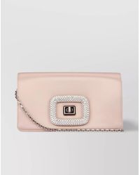 Roger Vivier - Leather Clutch Bag - Lyst