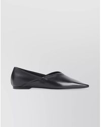 TOTEME - Leather Ballerina Flats - Lyst