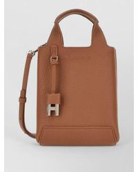 Hogan - Mini Leather Tote Bag - Lyst