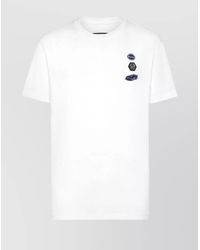 Philipp Plein - Crew Neck Graphic Print Short Sleeves T-Shirts - Lyst