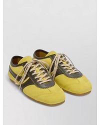 Dries Van Noten - Low Top Sneakers Suede Panels Stripes - Lyst