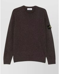 Stone Island - Fine-Knit Virgin Wool Sweater - Lyst