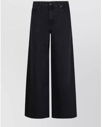 7 For All Mankind - Denim High-Rise Wide-Leg Jeans - Lyst