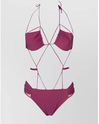 Nensi Dojaka - Gathered Swimsuit - Lyst