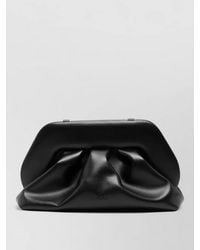 THEMOIRÈ - Bios Medium Vegan Leather Ruched Clutch Bag - Lyst