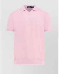 Ralph Lauren - Logo Polo Shirt With Collar And Short Sleeves - Lyst